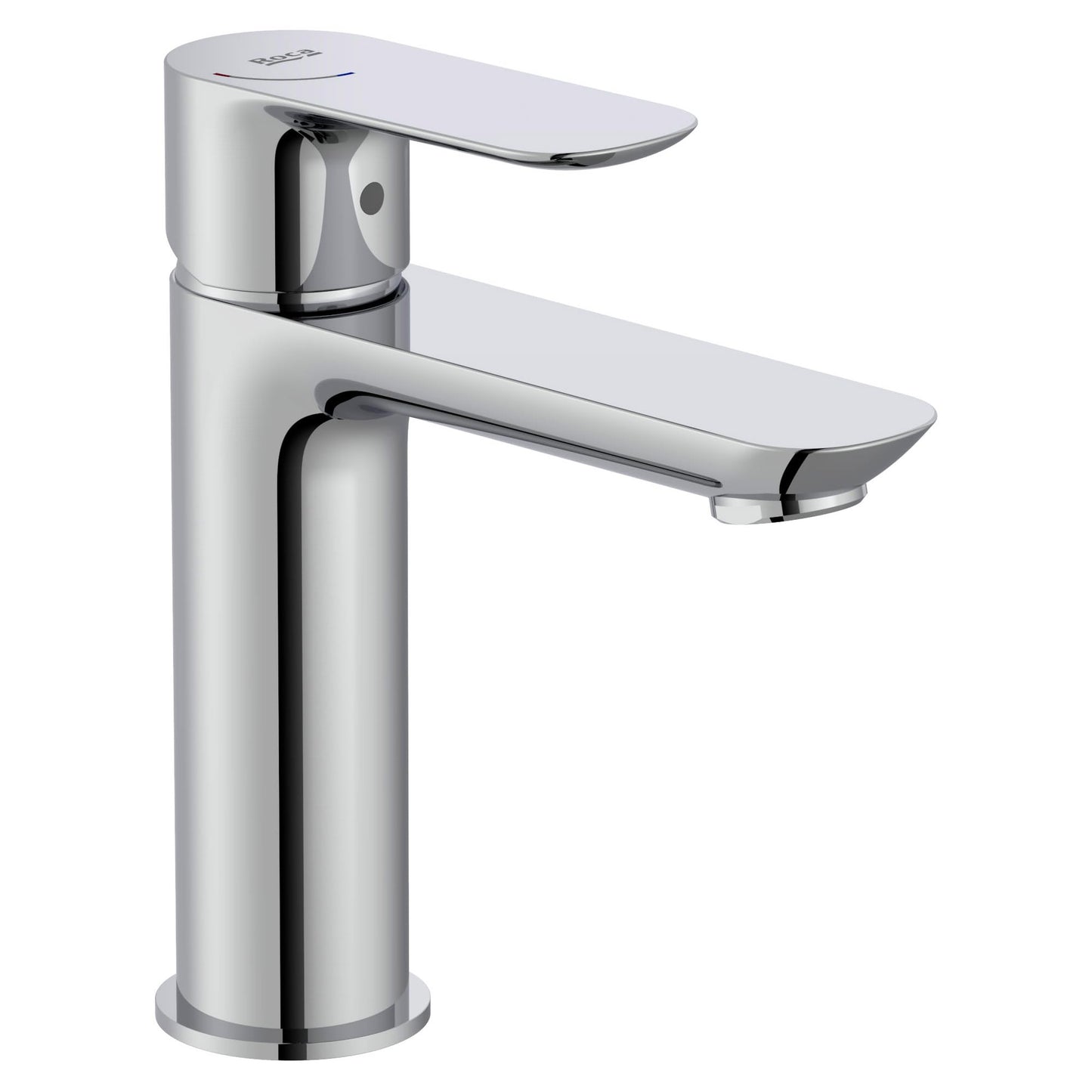 Roca Cala - A5A326EC00 - Grifo de lavabo cuerpo liso, Cold Start, Cromado