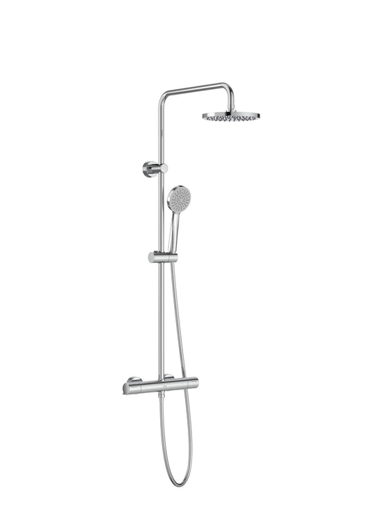Roca A5A9F18C00 - Columna de ducha termostática Victoria BASIC, Version Nueva, Cromo