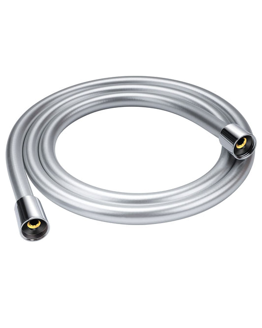 Manguera de ducha de 160 cm con protección contra torsión, YEAUPE manguera de ducha de 160 cm, conexión estándar de 1/2", flexible y resistente a las torceduras, probada en agua potable y a presión