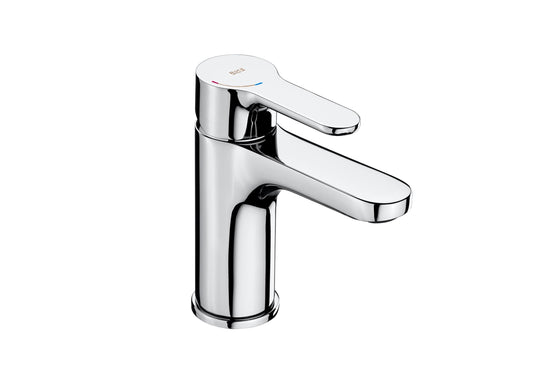 Roca L20 - A5A3J09C00 - Grifo para lavabo con enganche para cadenilla, Cold Start, Cromado